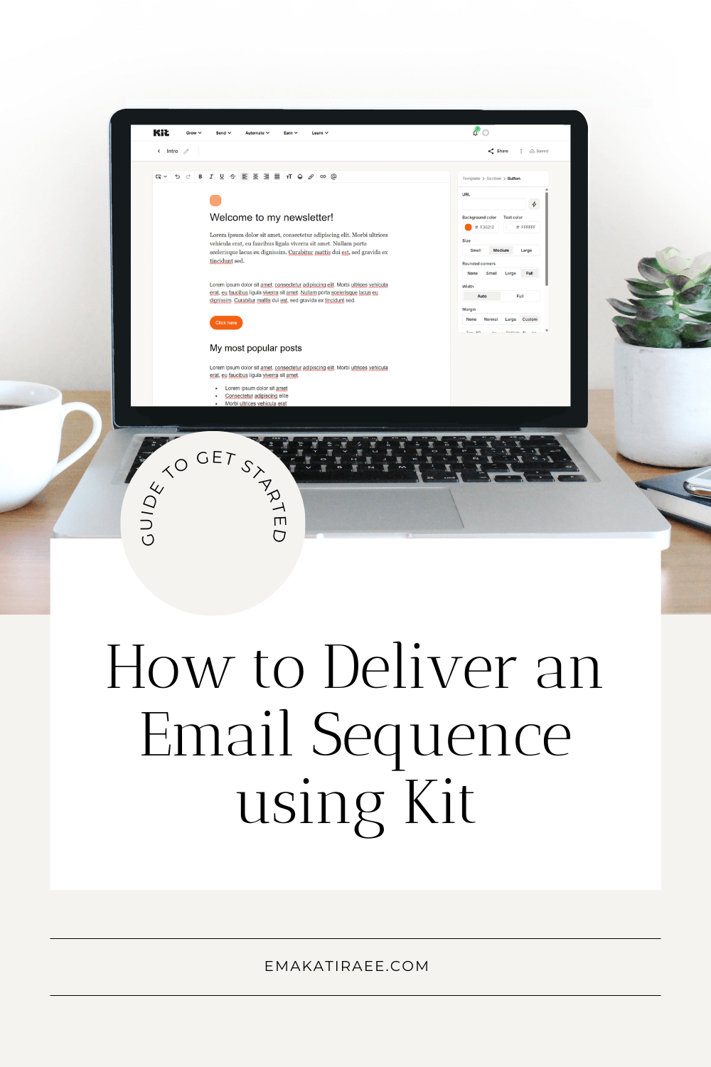 How to Deliver an Email Sequence using Kit (formerly ConvertKit)