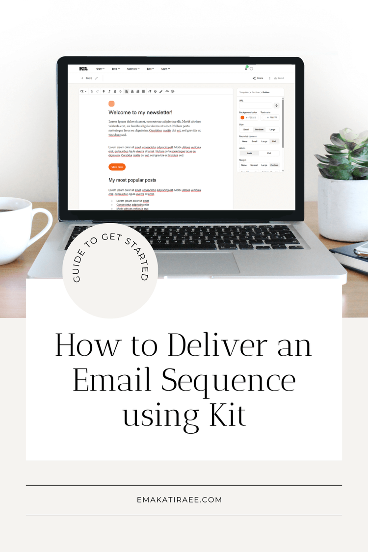 How to Create an Email Sequence in Kit (Step-by-Step)