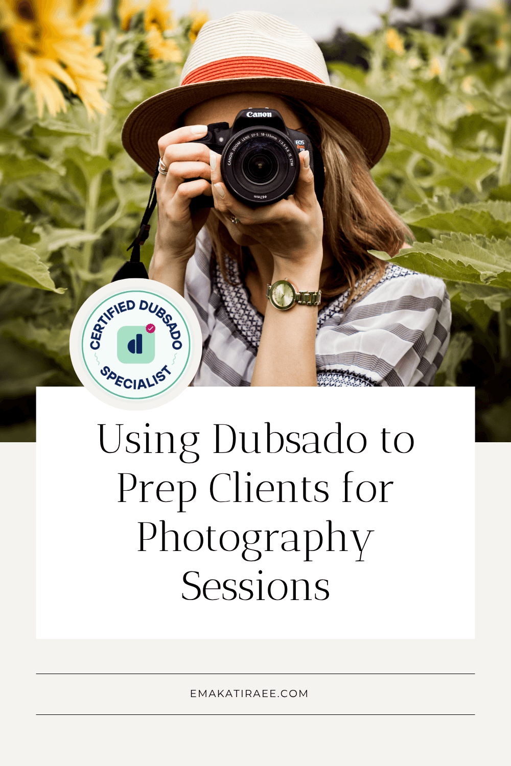 Pre-Session Workflow in Dubsado for Photographers