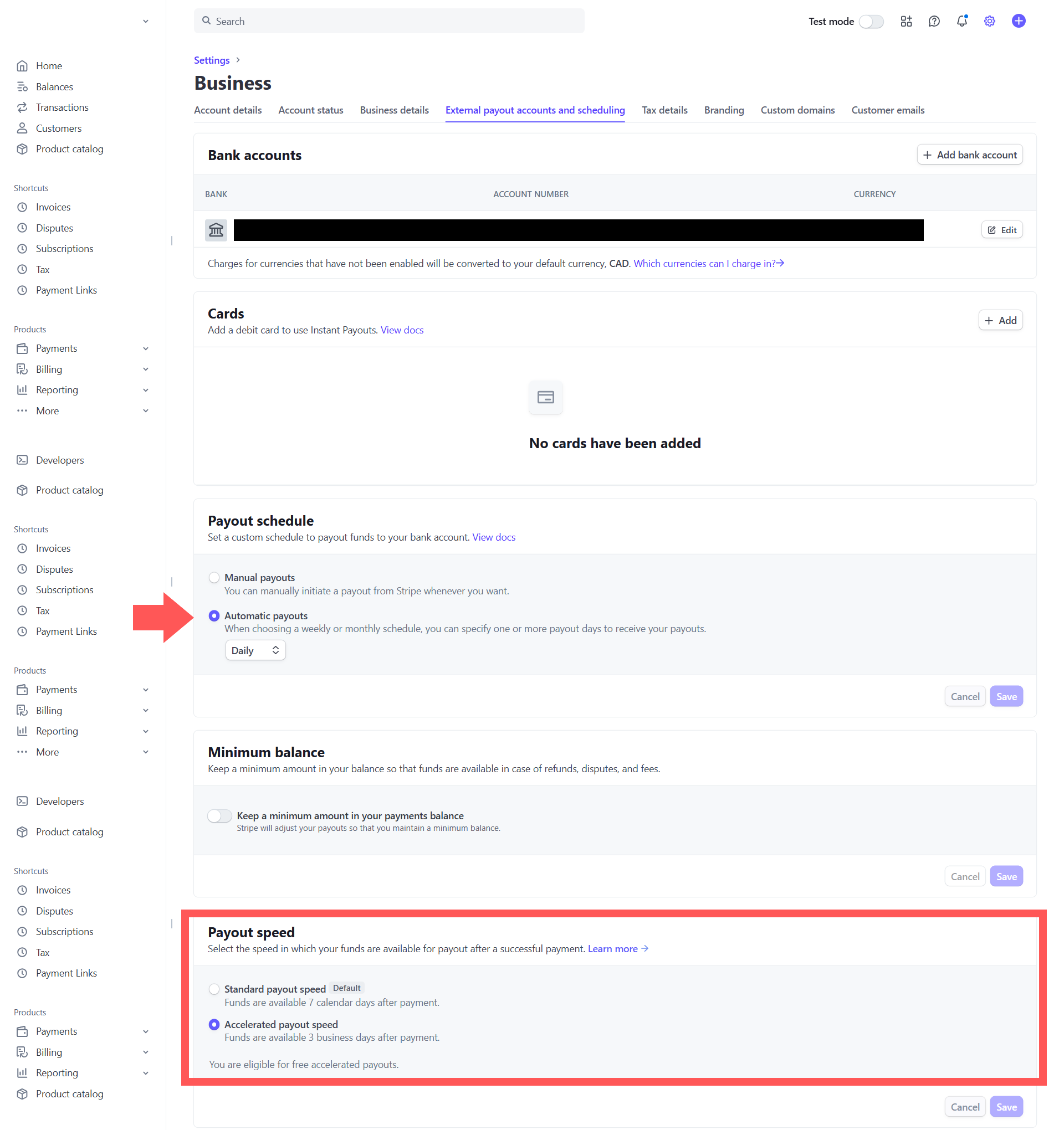 Stripe Payouts Schedule