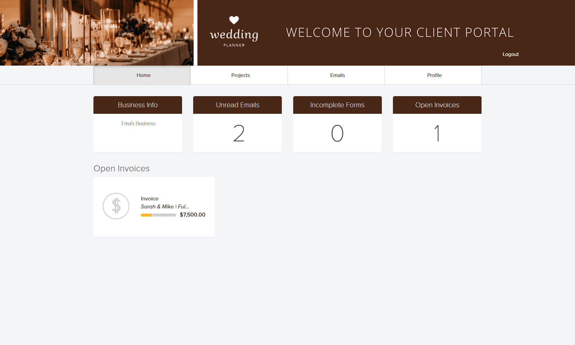 How to Onboard Clients as a Wedding Planner (With Dubsado)