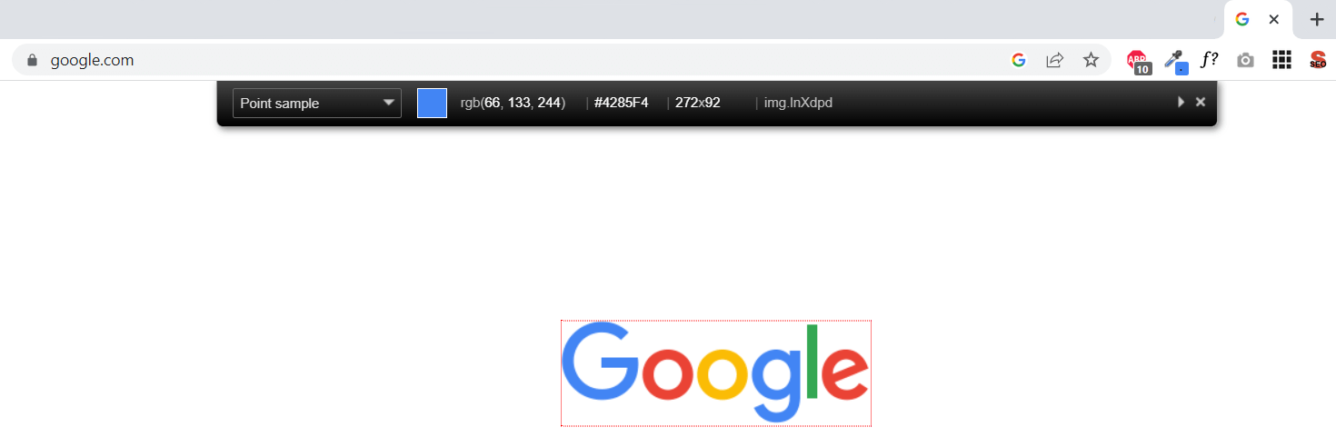 ColorZilla Google Chrome Extension