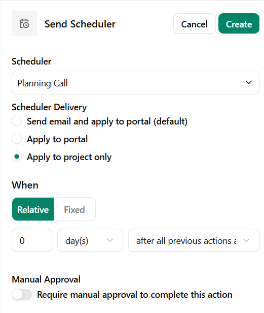 Use workflow to book appointment for clients in Dubsado