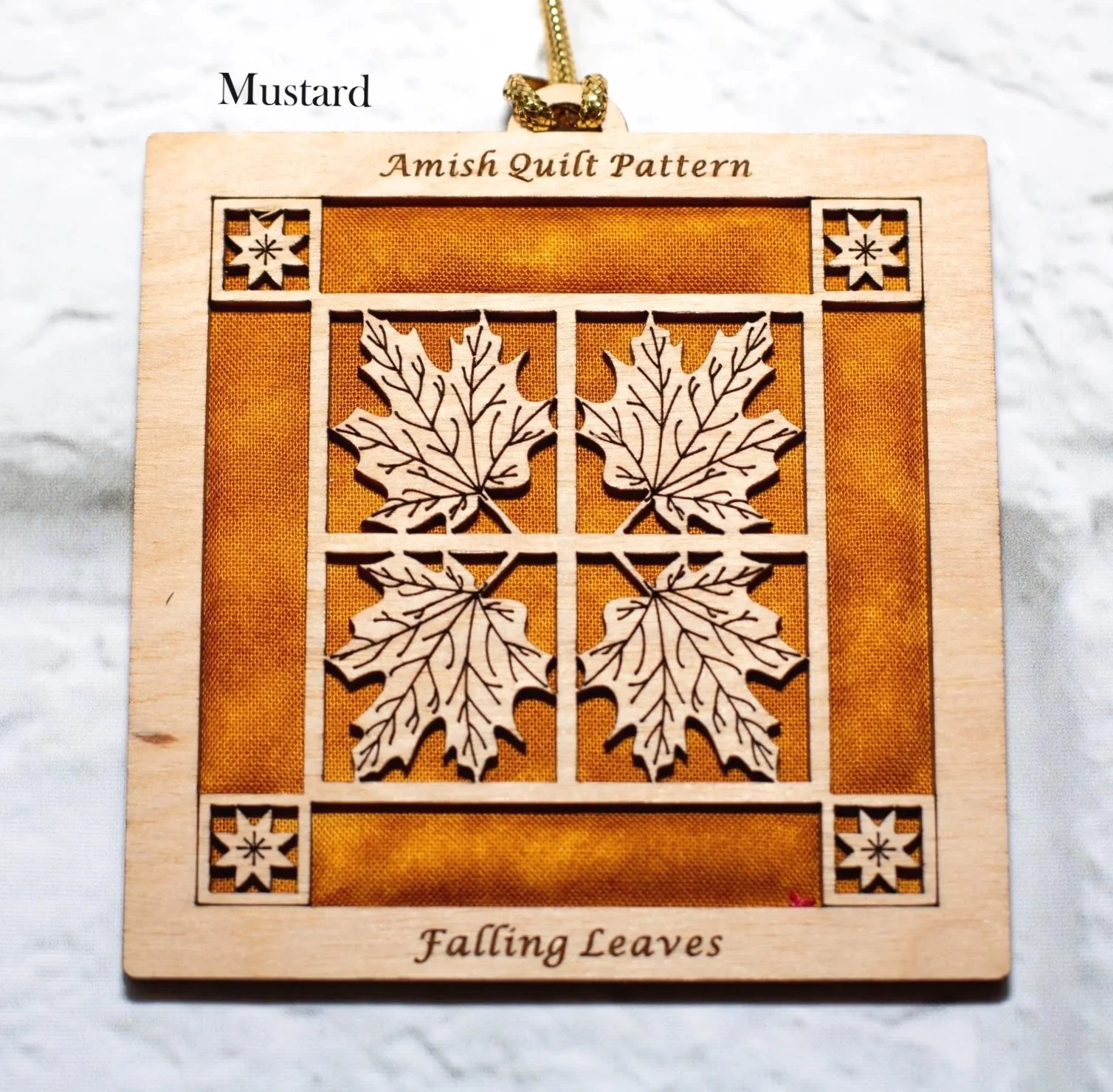 Quilt Ornament - Falling Leaves