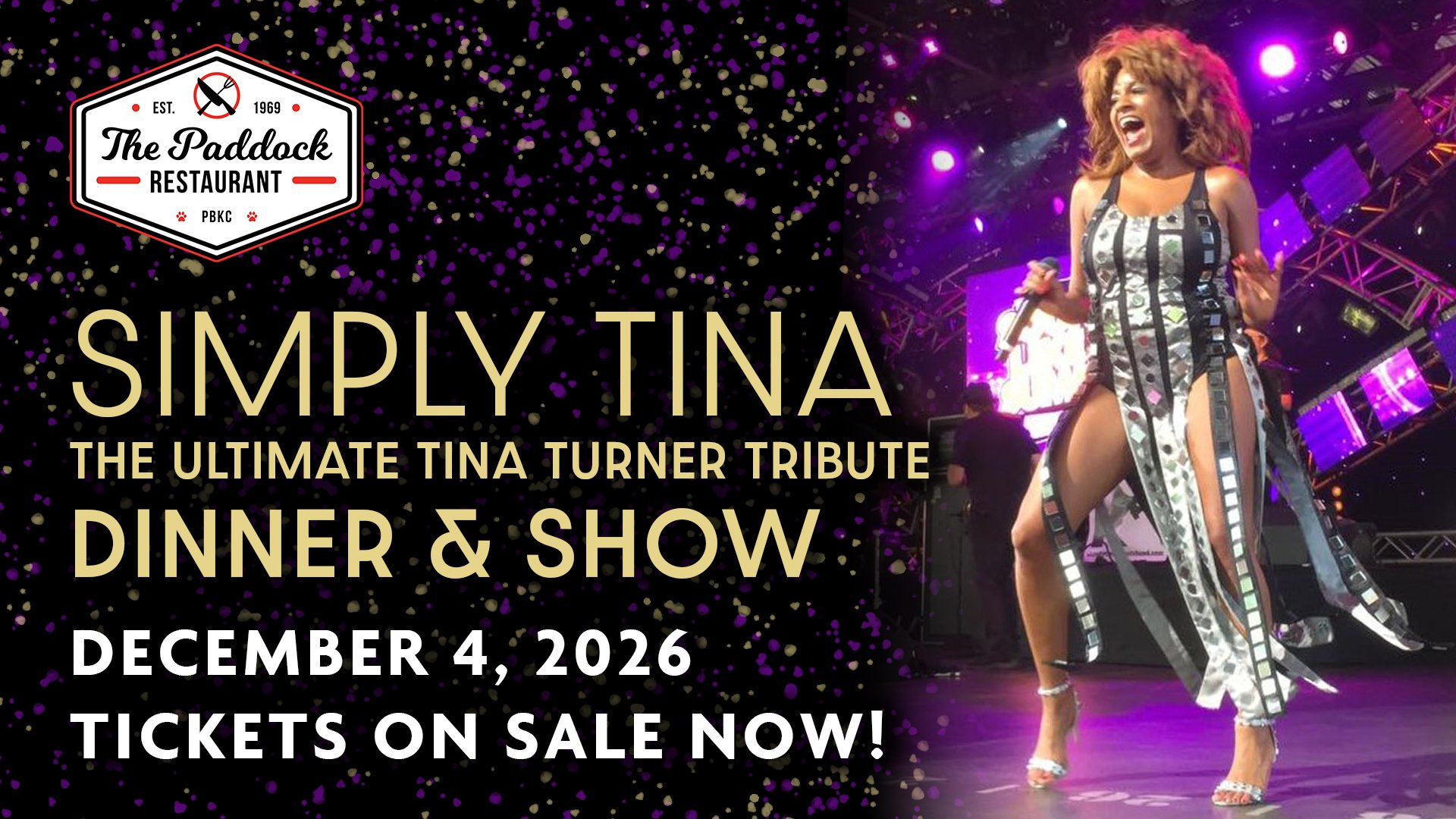 Simply Tina – The Ultimate Tina Turner Tribute – Dinner &amp; Show @ PBKC
