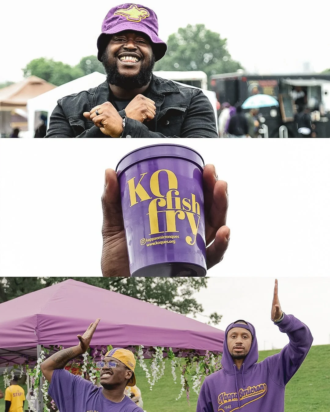 Rain or shine, the vibes never missed! 🌧️🔥
Big thanks and shout owt to everyone who pulled up to the Kappa Omicron Chapter of Omega Psi Phi&rsquo;s Annual Fish Fry &mdash; y&rsquo;all made it unforgettable! 💜🐶

This wasn&rsquo;t just any event &m