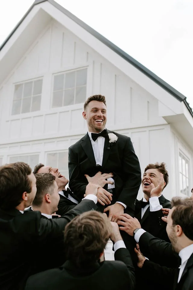 Groom celebration