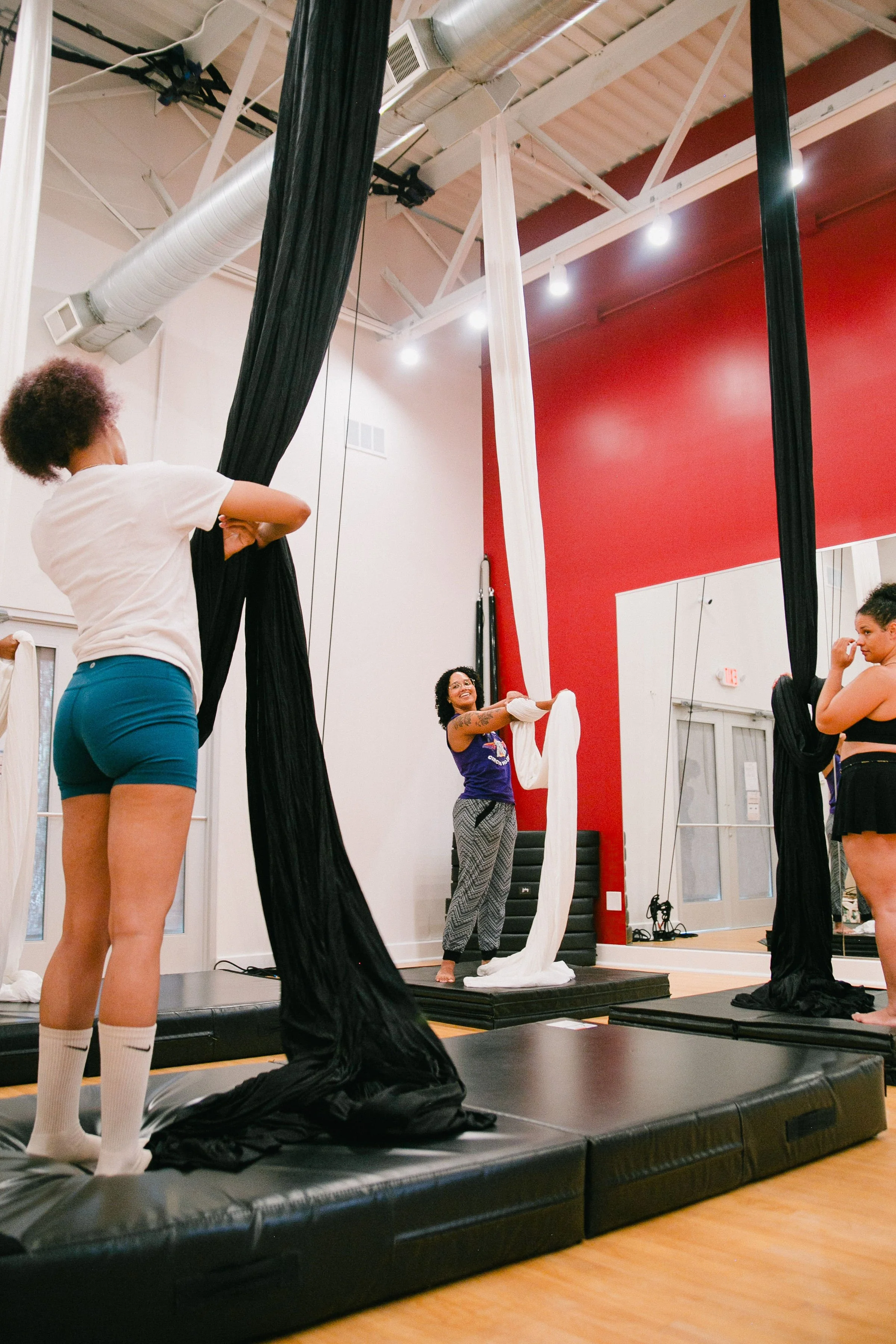 Adult Aerial Silks Class in Grand Rapids Michigan
