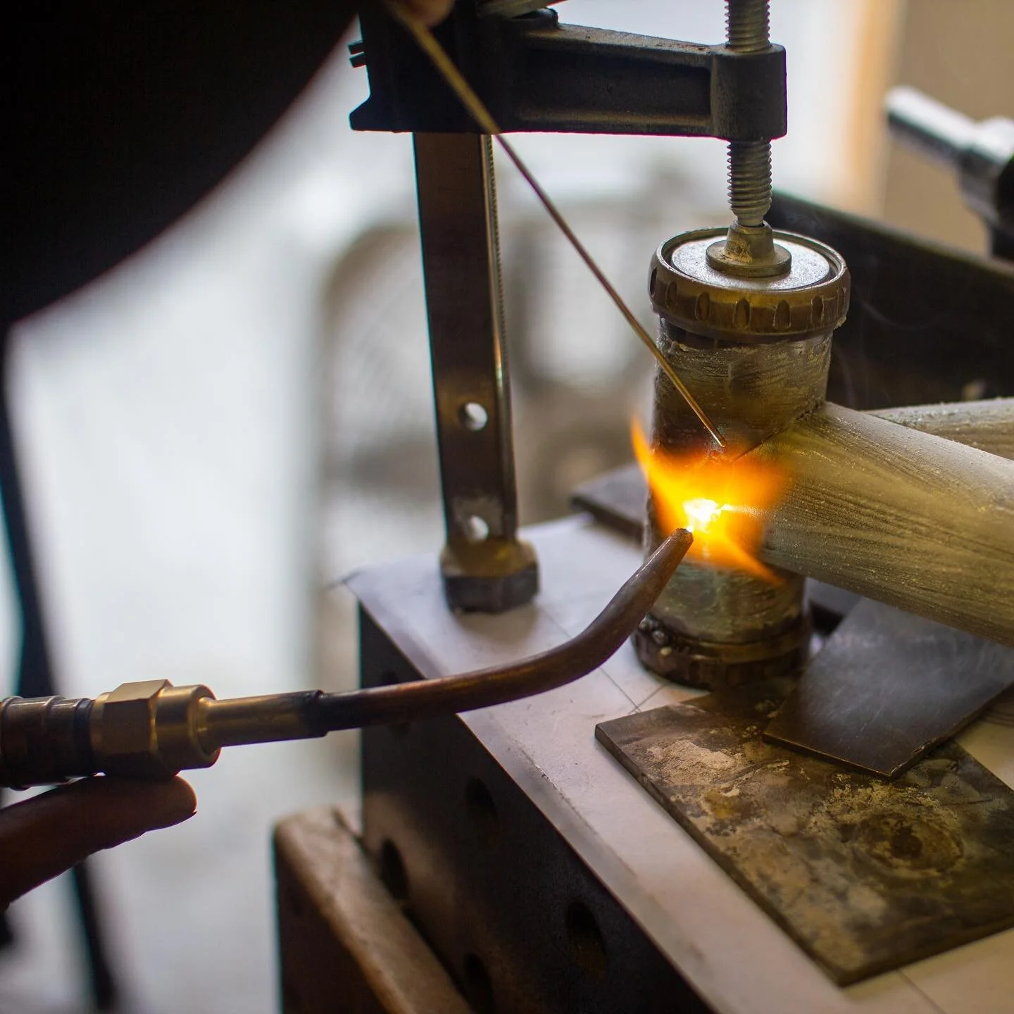 Turning tubes into machines. #handmadebicycles