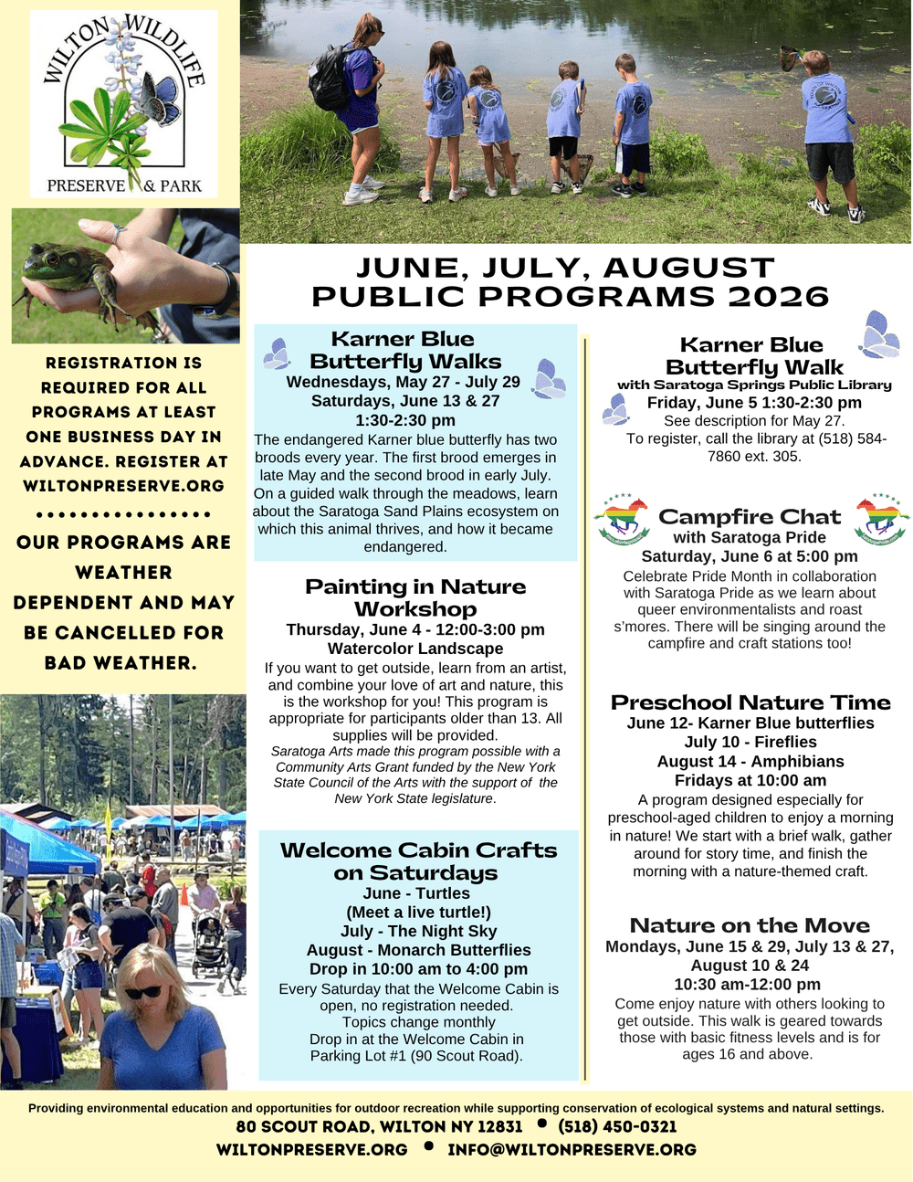 Calendar of Public Events