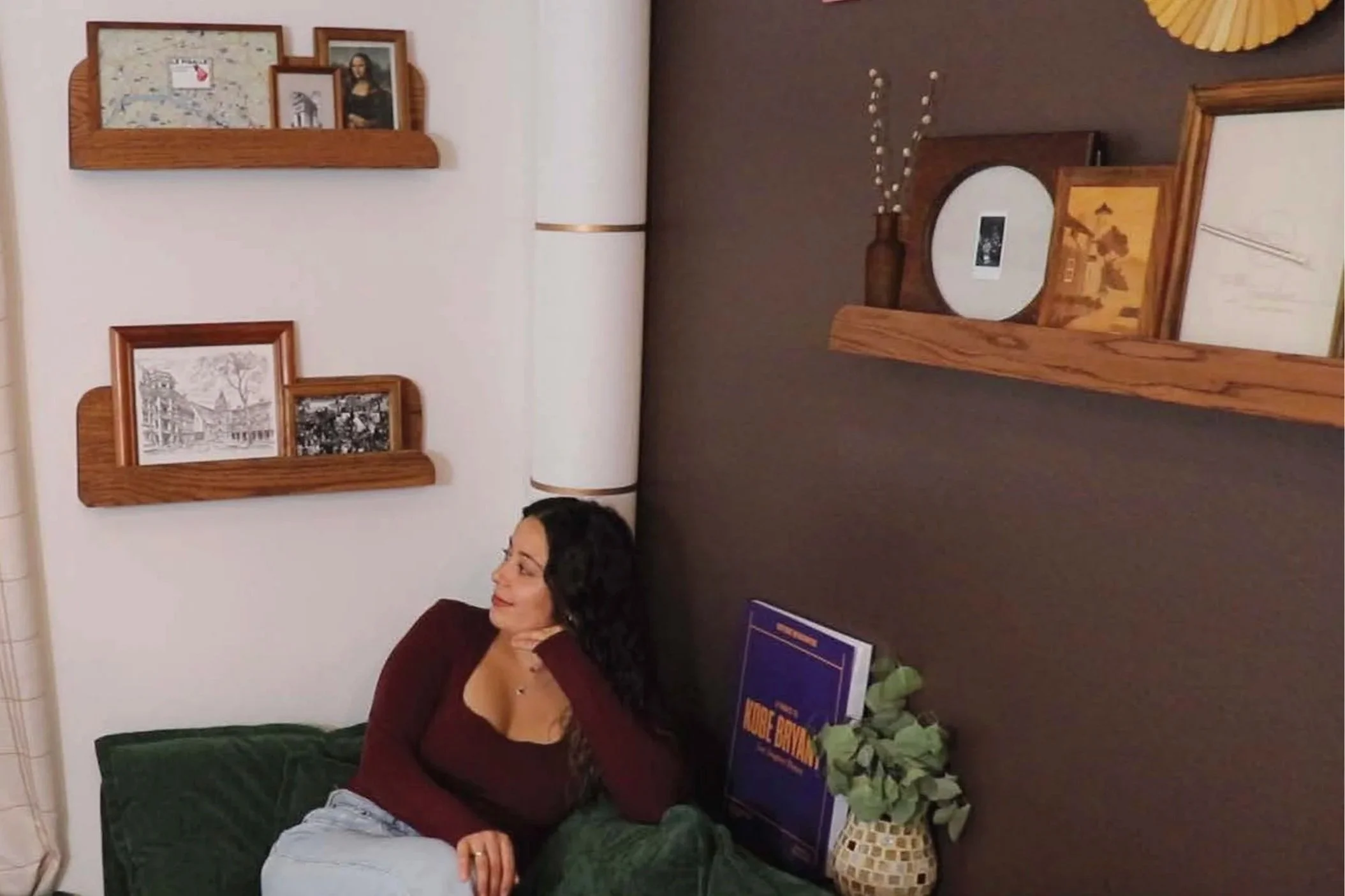 Picture Ledge Shelves + Frames