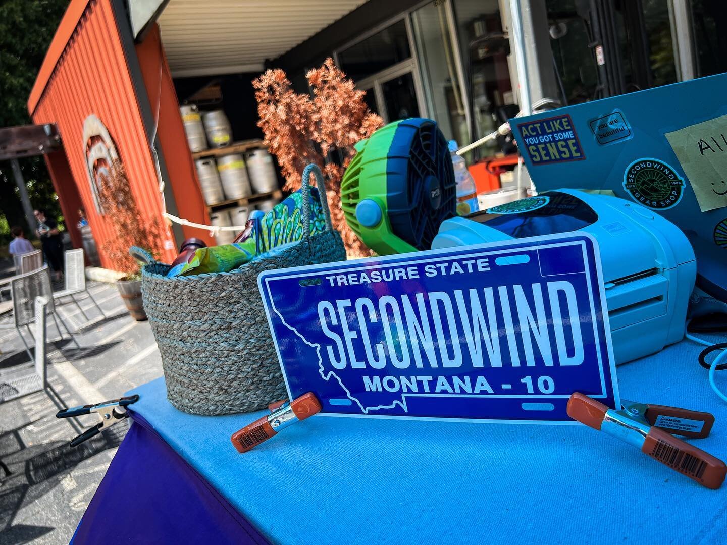 Currently out of stickers but got some new signage! #montucky @secondwind_bozeman