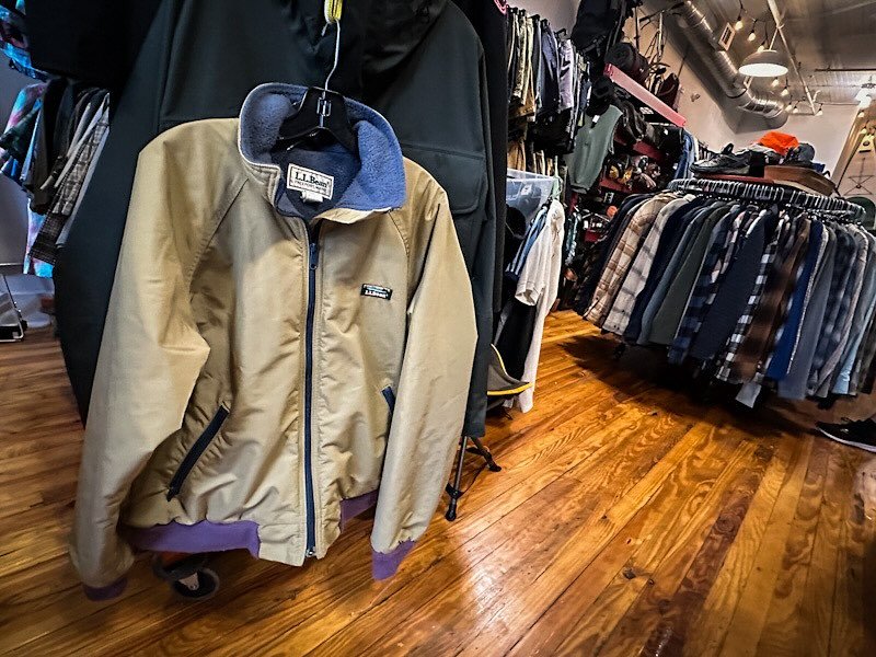 Just got in this fleece lined late 80&rsquo;s / early 90&rsquo;s LLBean bomber! #vintagellbean #communityconsignment #atlantaconsignment #secondwindATL