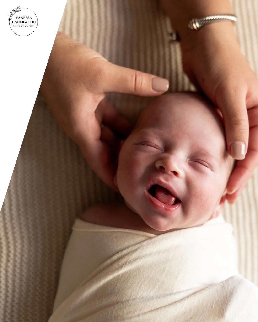 Newborn sessions aren&rsquo;t meant to be rushed.
They&rsquo;re meant to feel calm, personal, and completely you.

This session took place in their home &mdash; where their story is unfolding in real time. No props, no pressure, no clock ticking. Jus