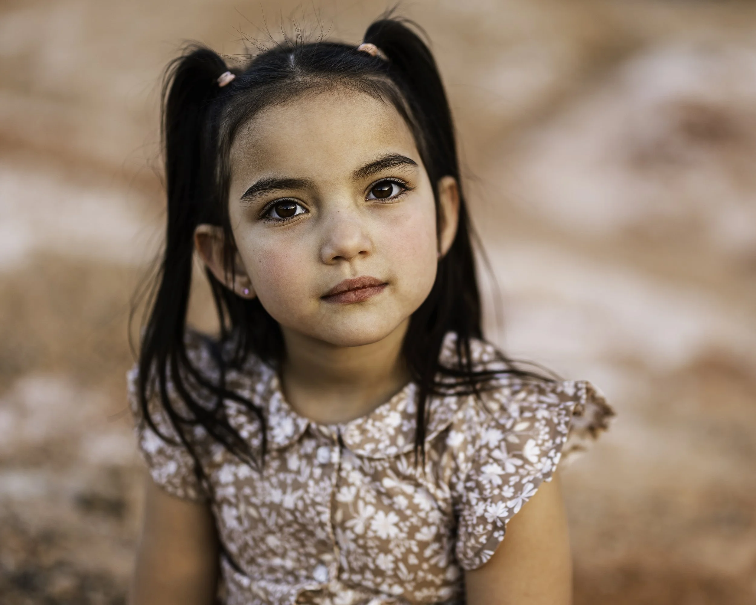 Portrait of girl at palo duro canyon