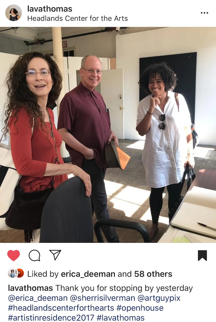 sfba artist get together headlands center for the arts lava thomas erica deeman charles desmarais