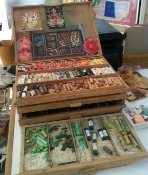 some of Sherri's pastels, 2014