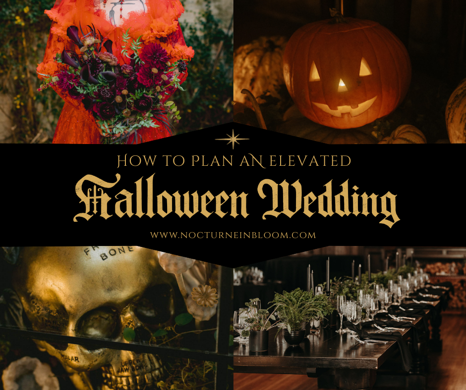 How To Plan An Elevated Halloween Wedding Where Romance Meets The Macabre
