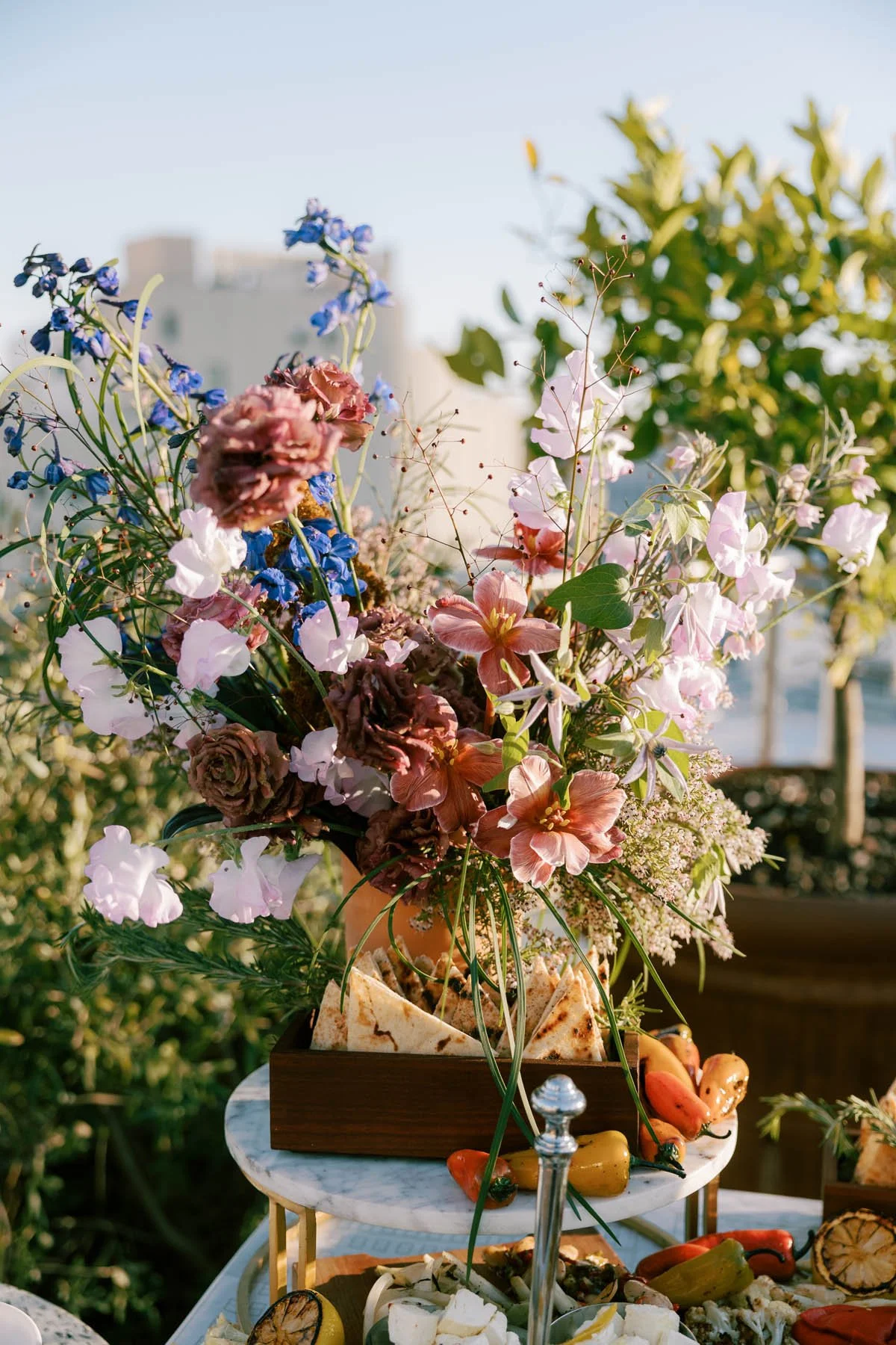 Sunlit Floral Arrangement in Downtown LA