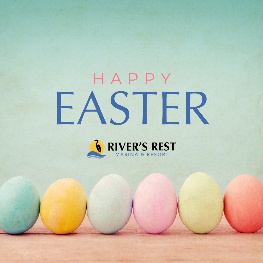 Happy Easter from River's Rest! We hope your day is spent relaxing on the water with family, friends, and lots of Easter eggs! 🐰 

Looking to plan your next family trip? Join us at our Inn! Book now! 🐣