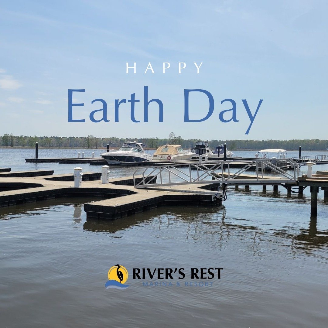 Join us in celebrating Earth Day at River's Rest Resort and Marina! 🌎 Book your stay at the Inn and enjoy the breathtaking views of the Chickahominy River. 💦 

Reserve Today! Link in bio.