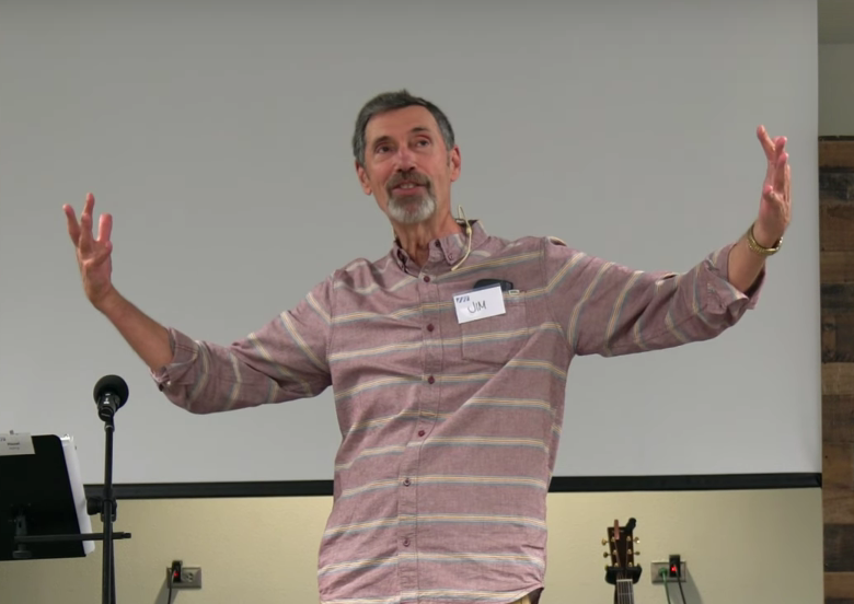 Guest speaker Pastor Jim Stewart