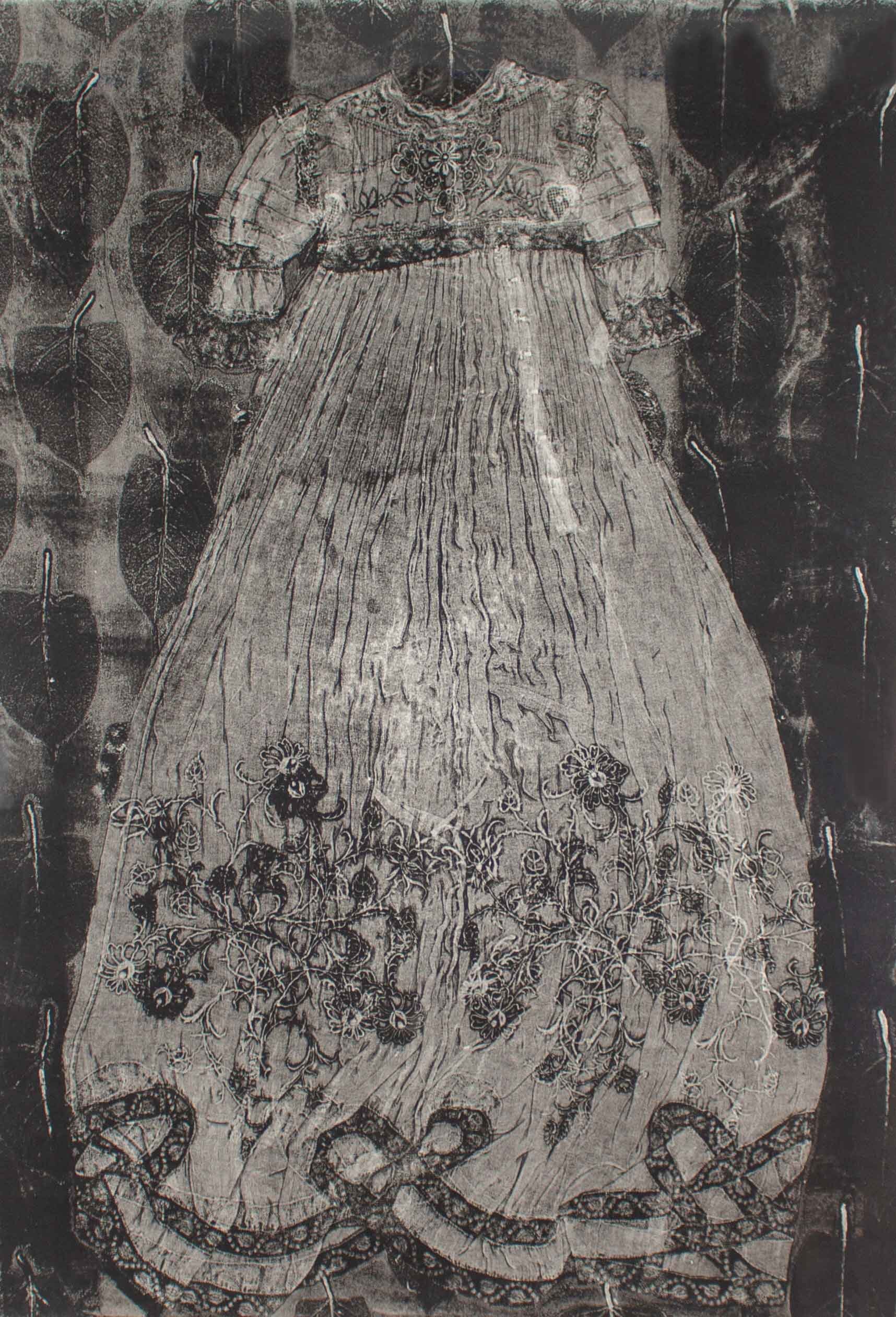 Dress with Leaves