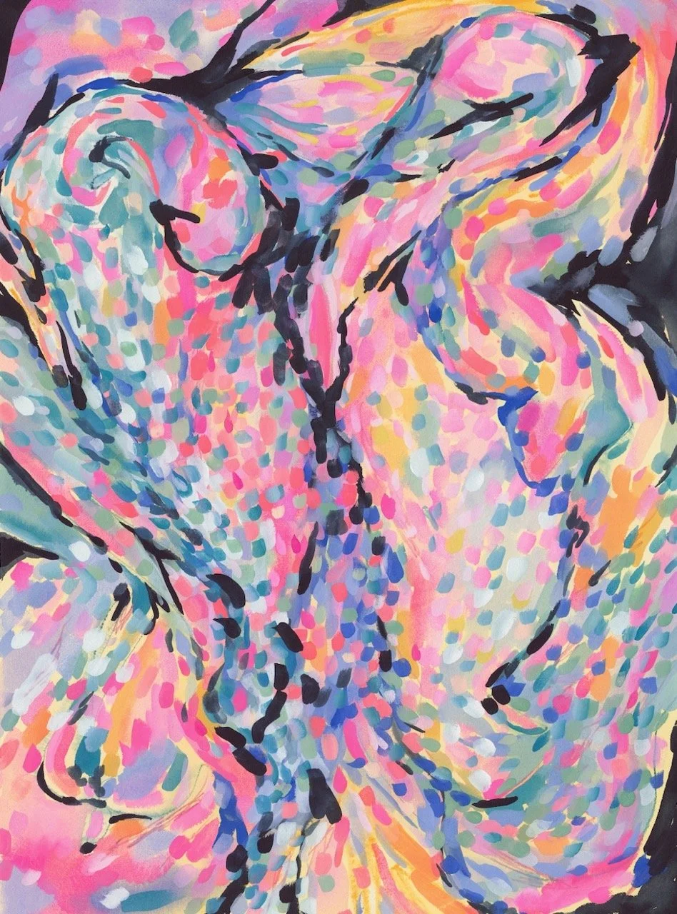 The center will not hold, 18x24"