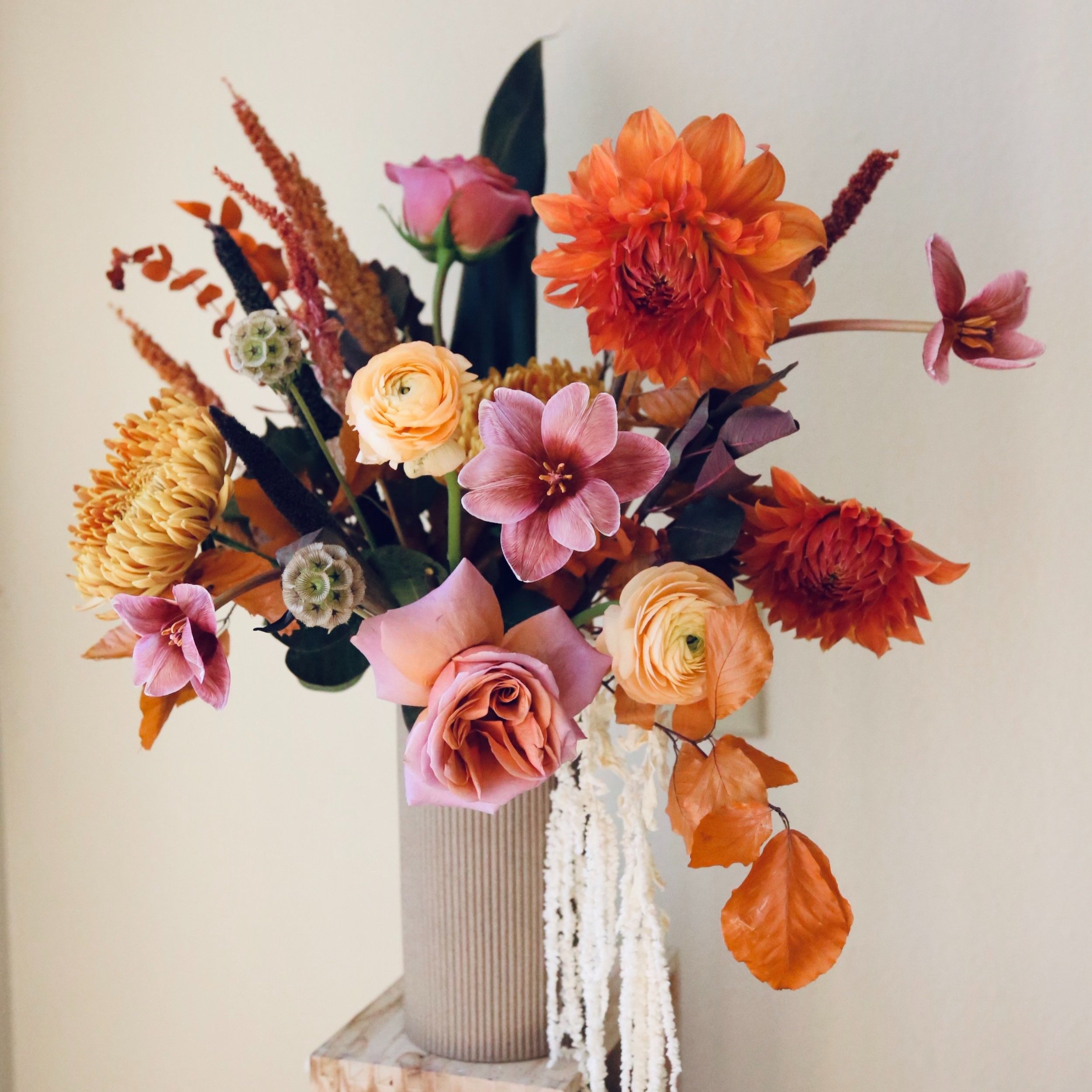 Fall Floral Arrangement for Client in Vail, Colorado