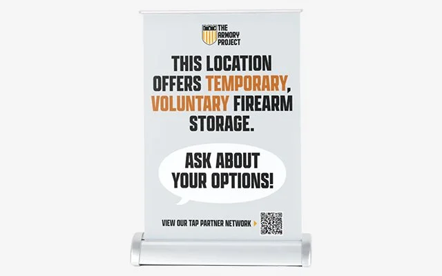 Retractable Tabletop Banners (Partner, 8.5” x 11”)