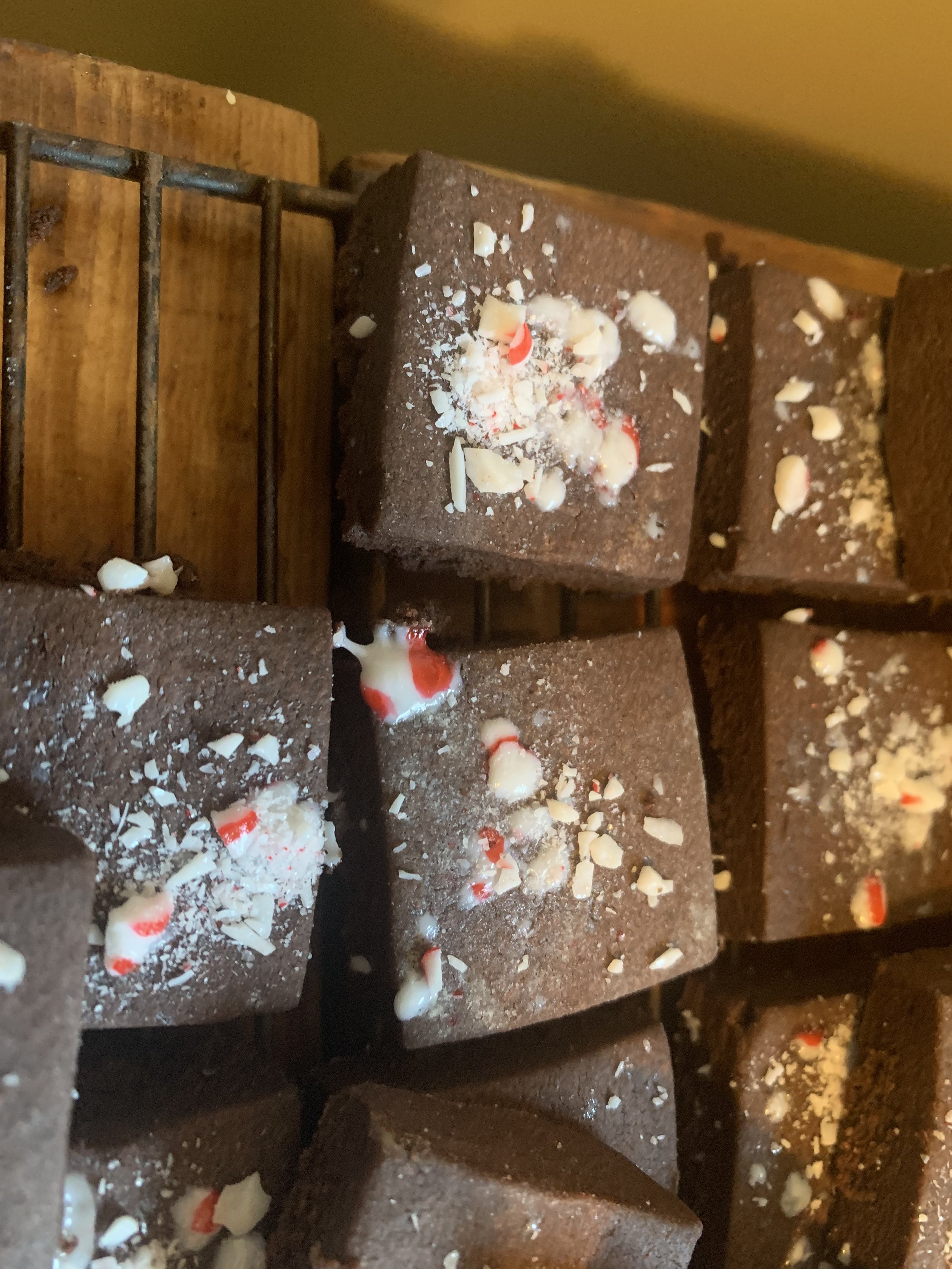 Chocolate Shortbread w/ peppermint