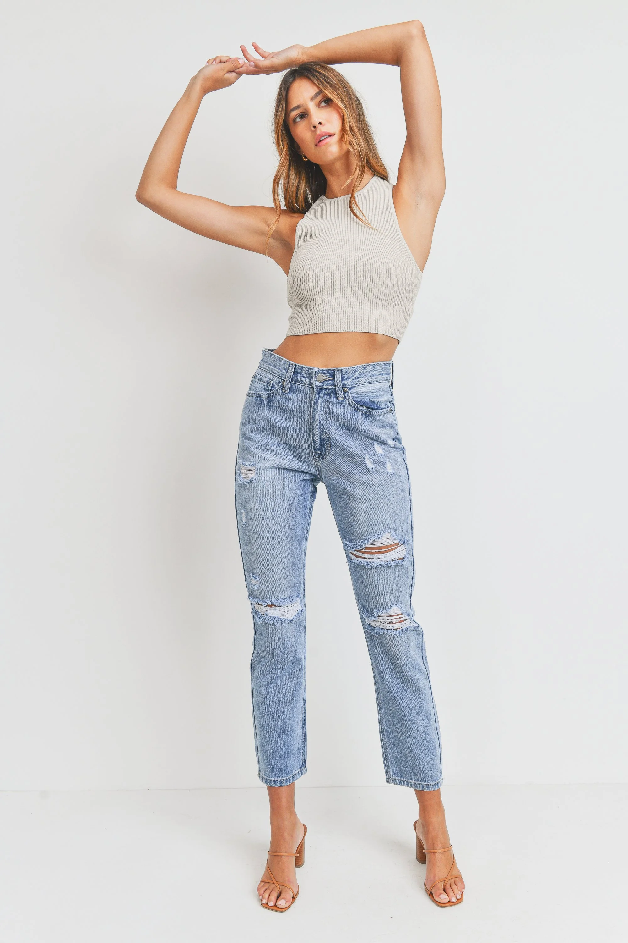 Naya Distressed Mom Jean — JBD