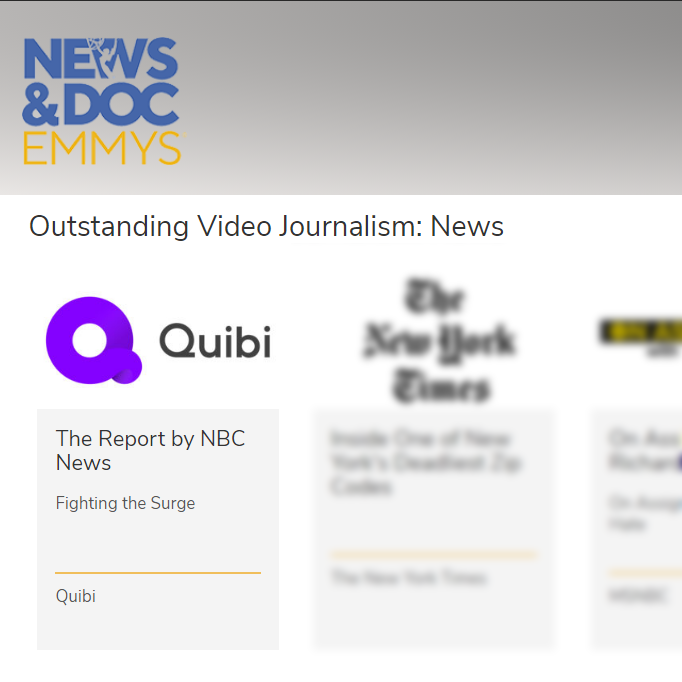 Fighting the Surge is nominated for an Emmy! July 2021