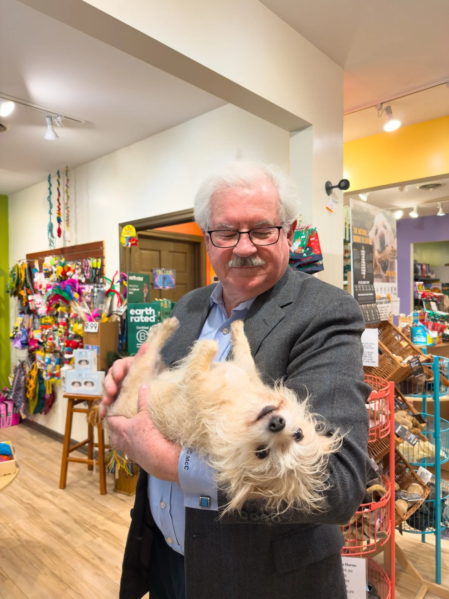 Just a girl and her dad 💓 
#shopdog #dogsofinstagram