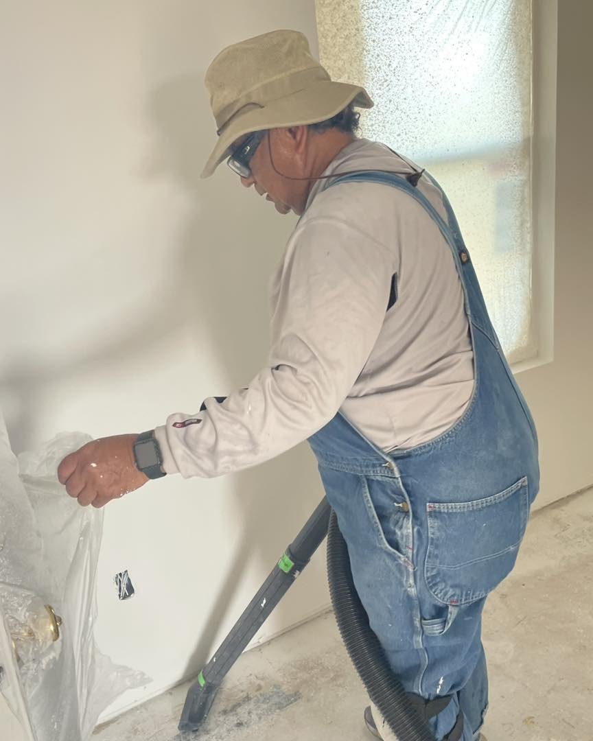 Our team is hard at work! Pray for safety, good weather, and that they get a lot done today at the houses!
