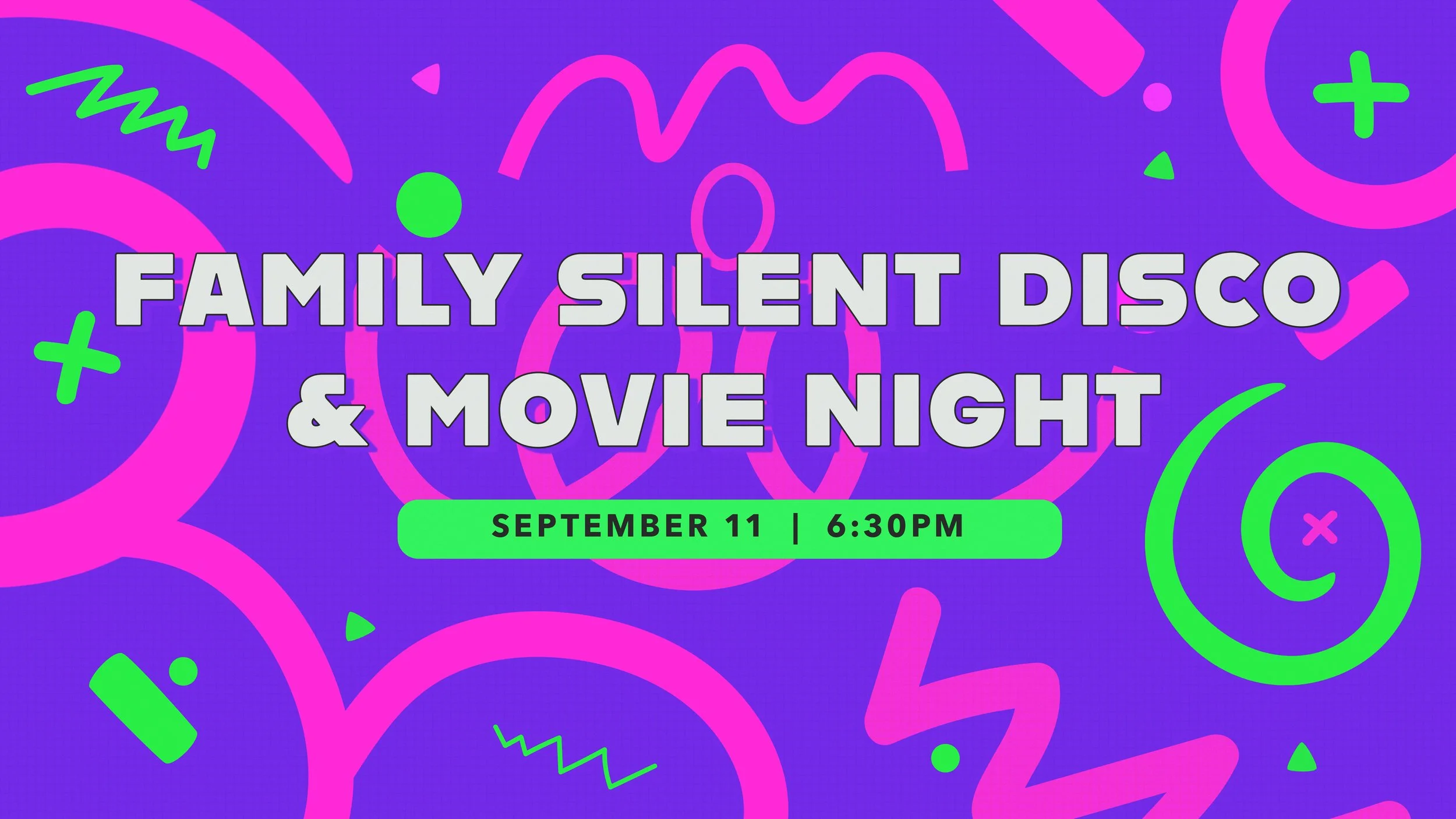 Family Silent Disco & Movie Night