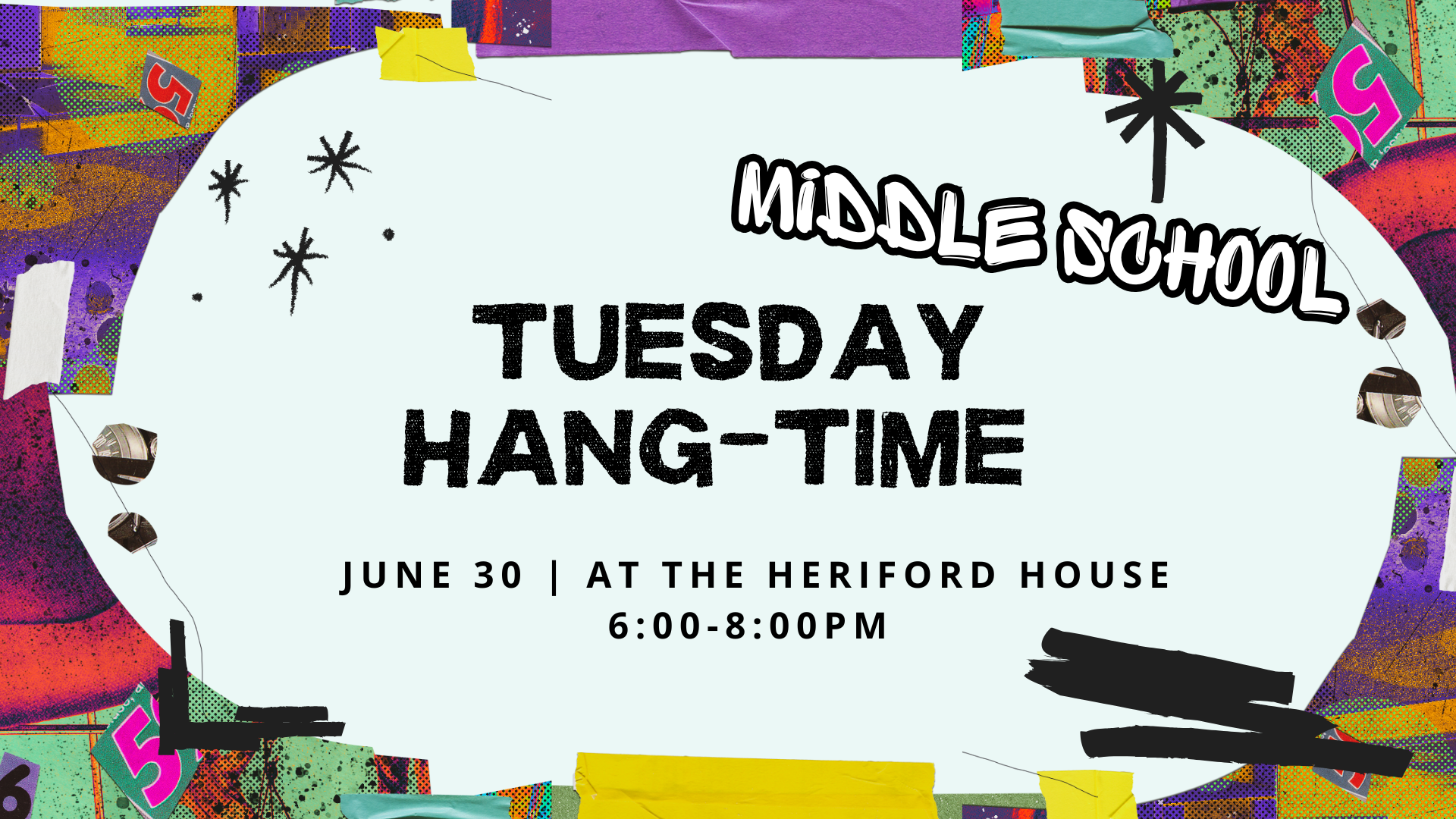 Middle School Tuesday Hang-Time