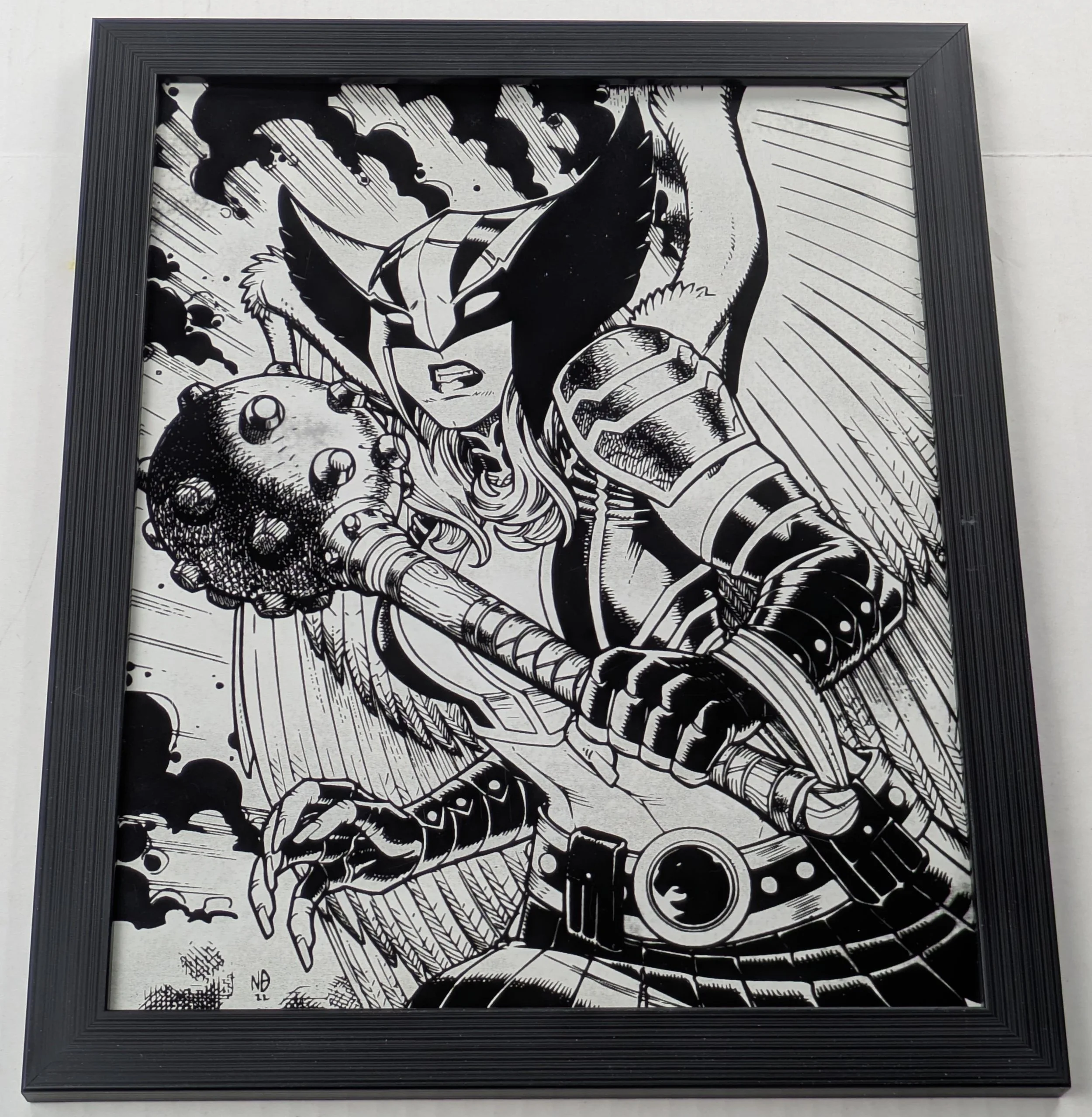 8x10 - Metal - Hawkgirl.jpg