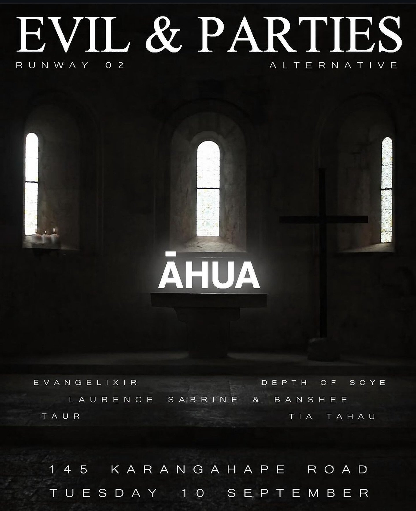 ‼️ The countdowns on ‼️

Only five days until we debut a new Depth of scye collection at Te Wiki Ahua o Aotearoa.

Presented by @ahuaaotearoa &ldquo;Evil and Parties&rdquo; is a showcase dedicated to New Zealand alternative fashion, pushing the bound