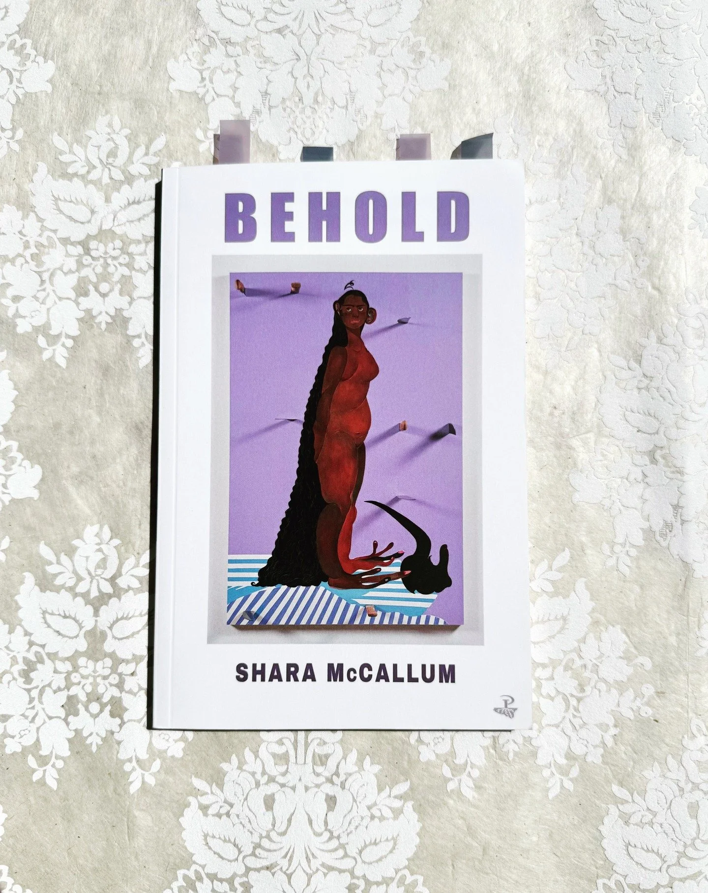 Behold by Shara McCallum is in the world today. @peepaltreepress 
⁣
What an honor to have been shown the manuscript early. Read through a curator's eyes, these poems &mdash; especially those that move through art and migration &mdash; reveal Shara's 