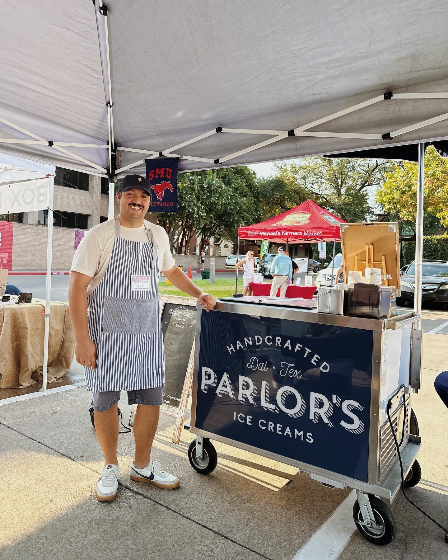 TOMORROW (Saturday) we&rsquo;re back at the @saintmichaelsmarket for our fourth season as a vendor!!

This market is super special to us. Not only is it THE BEST edible-only market in Dallas, but it&rsquo;s really where we got our big start after the