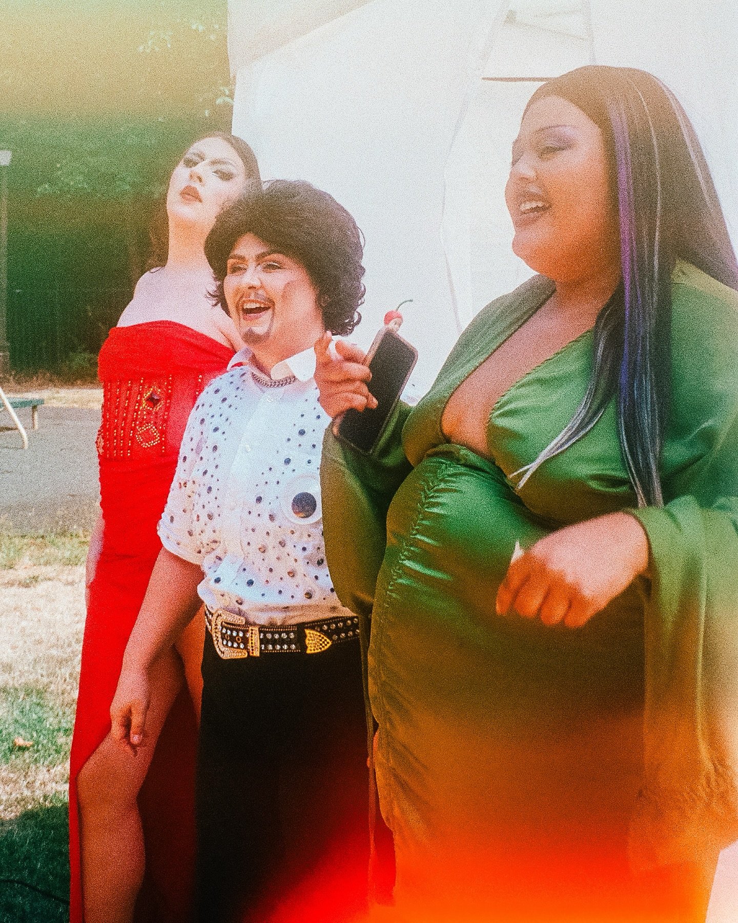 having a hard time letting go of summer this year, probably bc I&rsquo;ve got a few fever dream film stills to keep swooning over &mdash; @hausofblunt put on such an incredible show at our at our WCM Pride fest in august!![y&rsquo;all are absolute ic