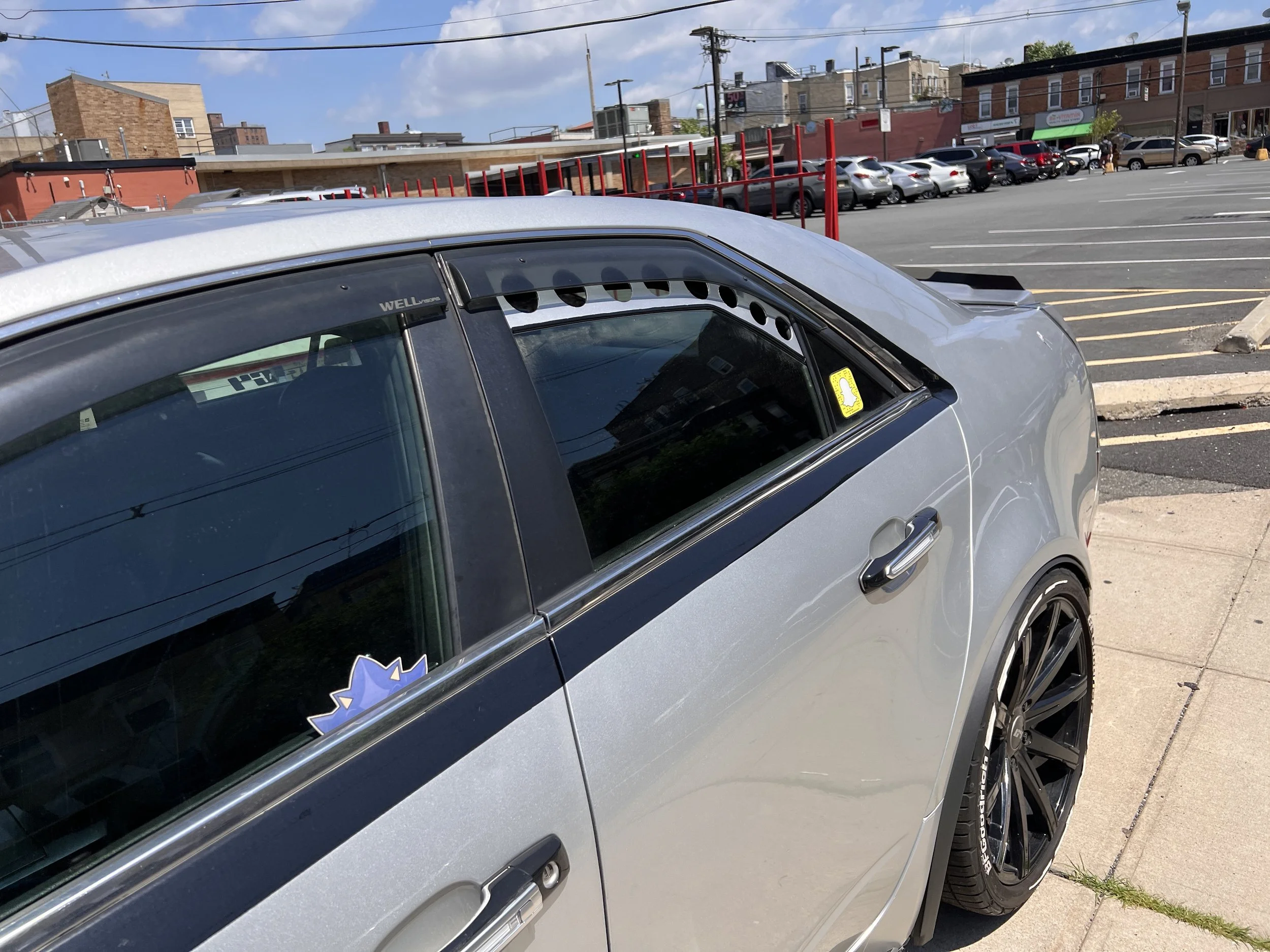 08-13 Cadillac CTS Rear Window Vents