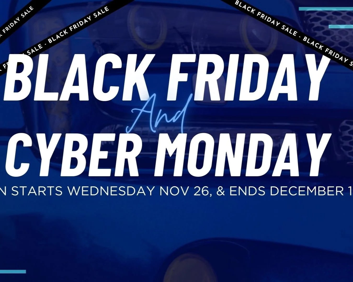 Black friday &amp; cyber monday sales begin!