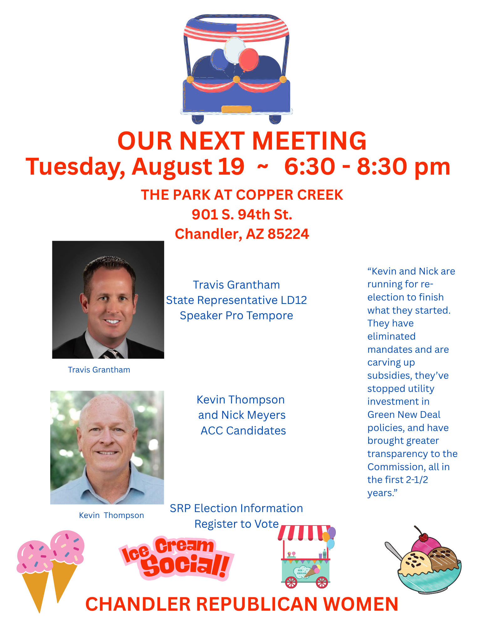Our Next Meeting