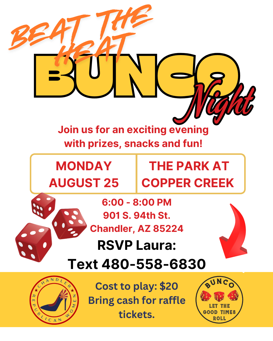 Beat the Heat Bunco