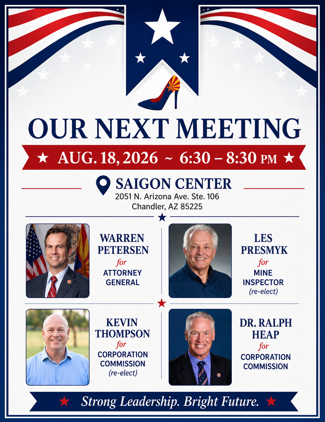 Our Next Meeting