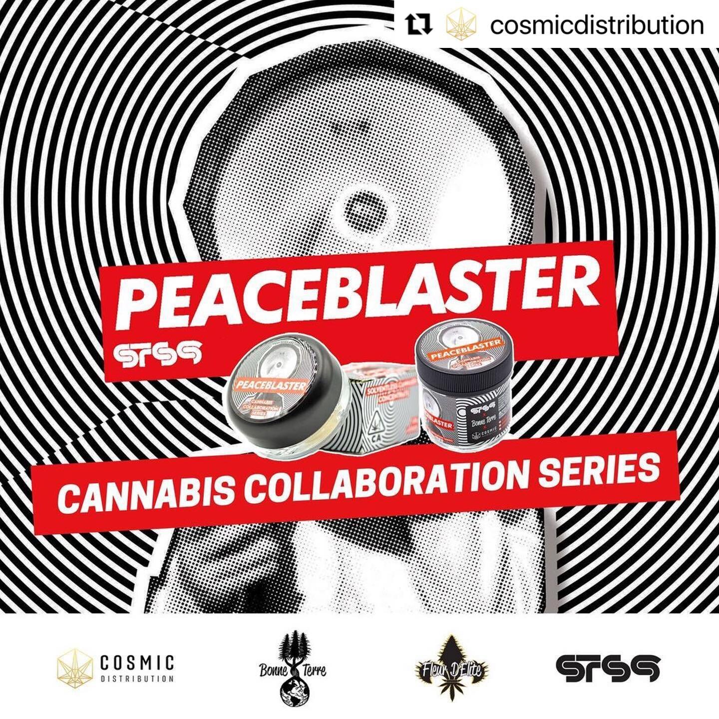 #Repost @cosmicdistribution 
・・・
Cosmic Distribution and Sound Tribe Sector Nine (@sts9) are proud to announce a new line of cannabis collaborations inspired by the classic STS9 album, Peaceblaster.

This ongoing line of collaborative products will b