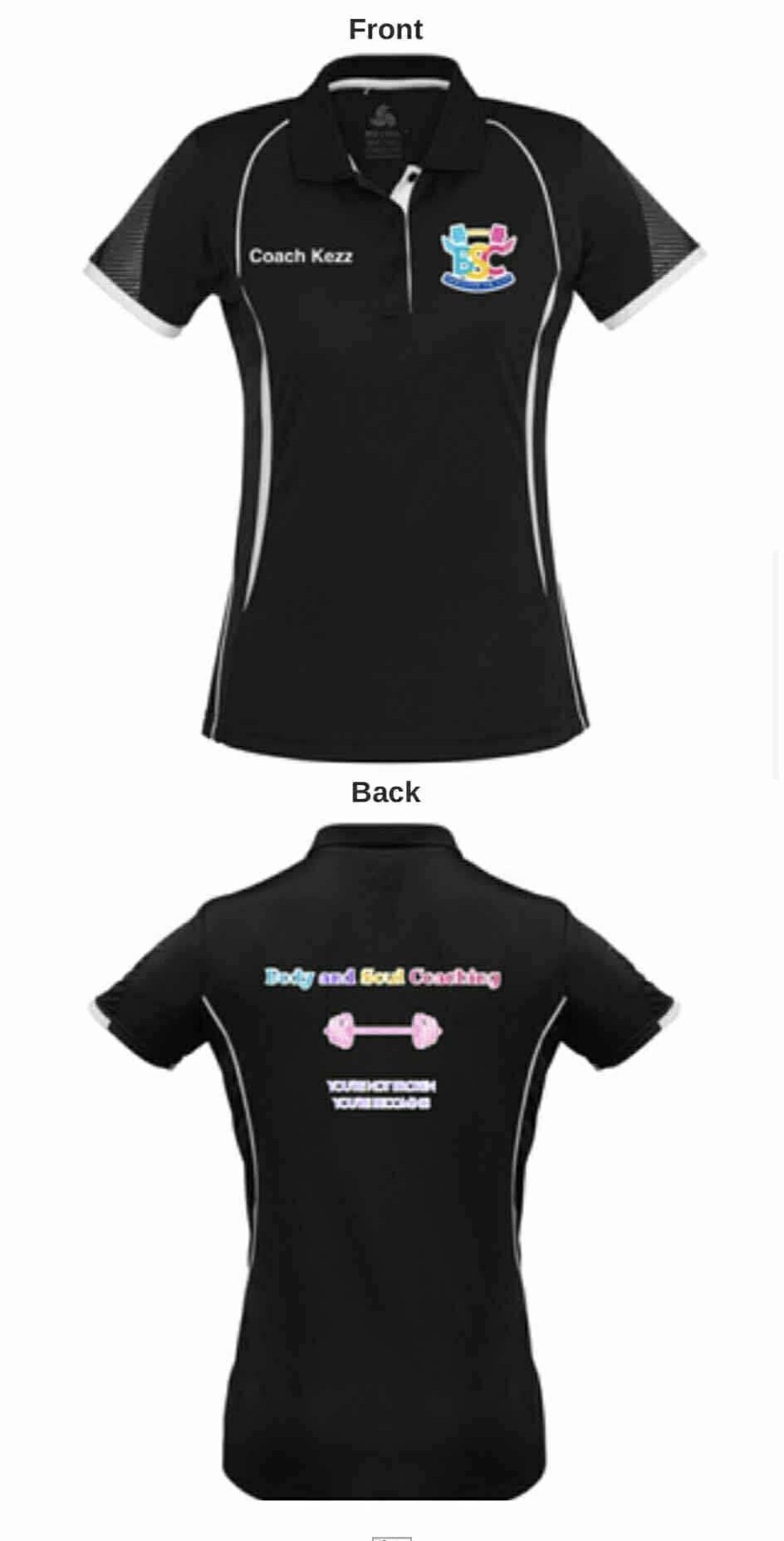 💫 Ladies Body & Soul Coaching Polo Shirts