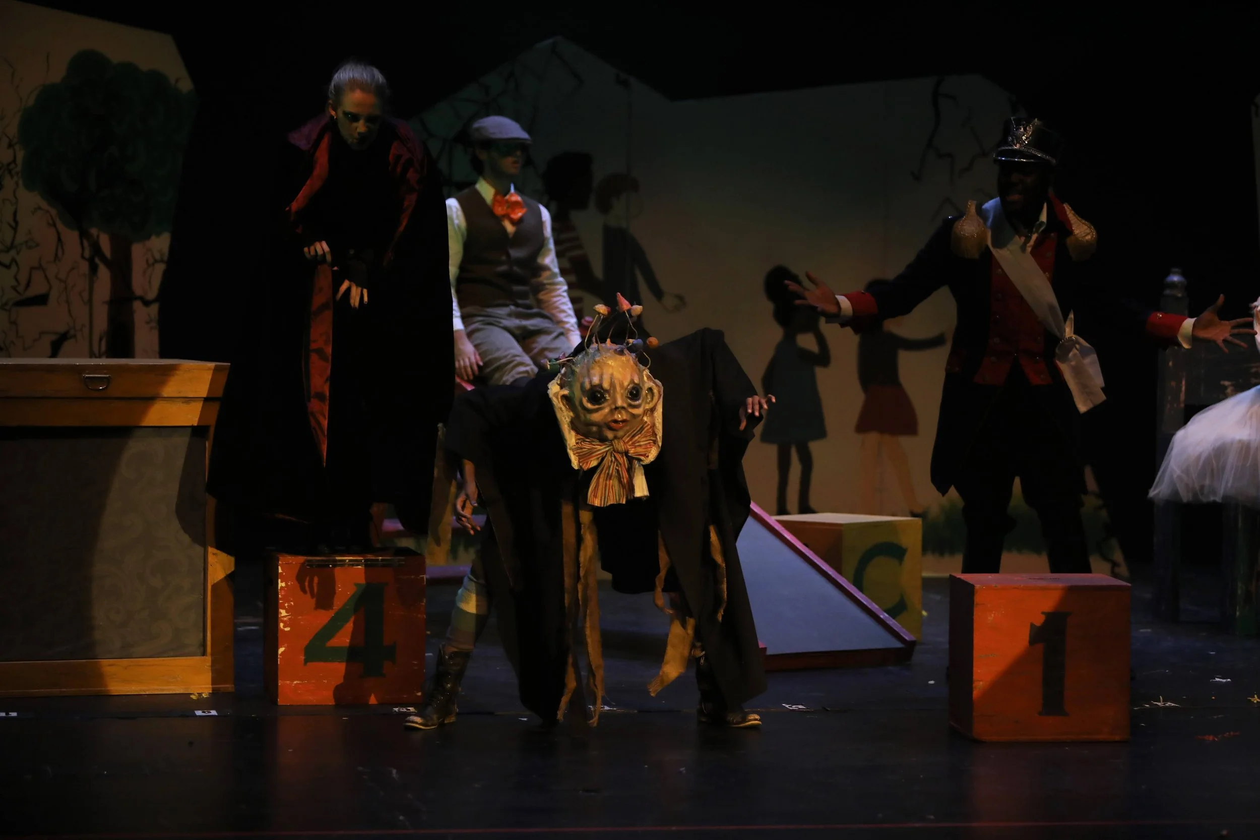 Added strings of fabric to cloak to make Mingus the fungus attire appeal more unappealing